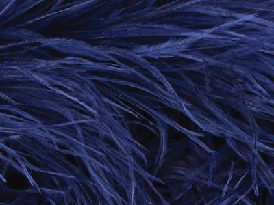 OSTRICH FEATHER FRINGE MIDNIGHT SKY