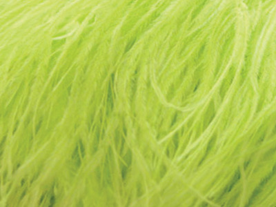 OSTRICH FEATHER FRINGE TROPIC LIME